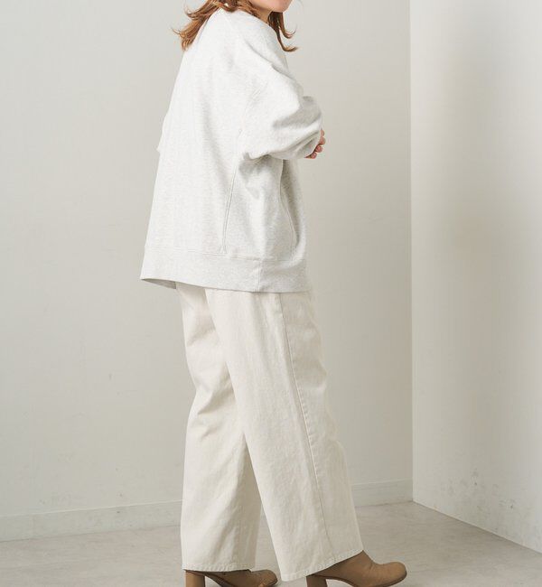  「ロゴ刺繍チュニックスウェット」|プルオーバー|