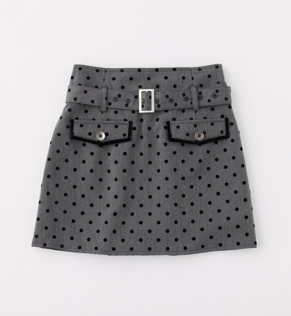  「【即日発送】ベルト付ミニスカート」|スカート|