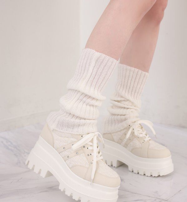  「ビジュー付きトリプルソールスニーカー」|その他|