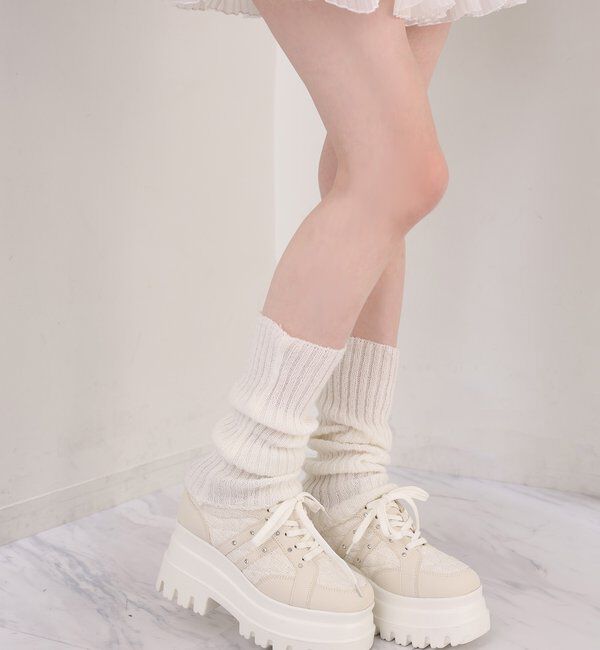  「ビジュー付きトリプルソールスニーカー」|その他|