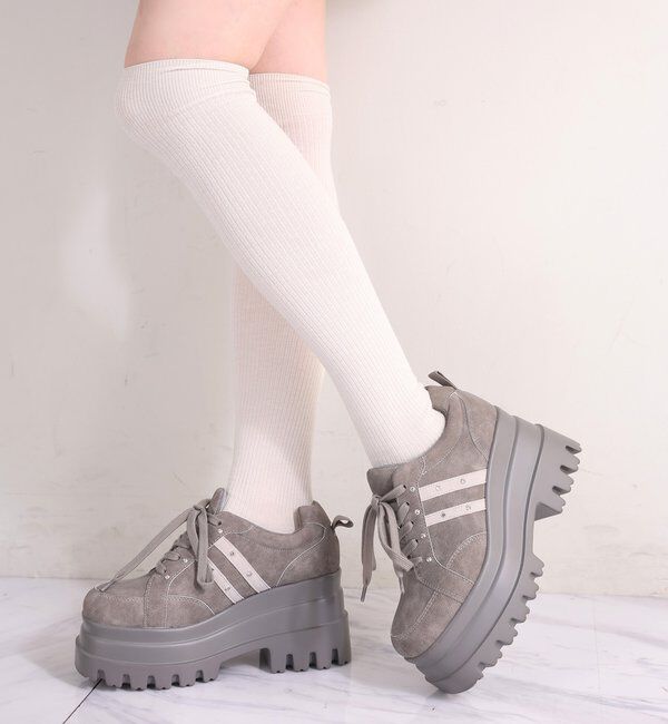  「ビジュー付きトリプルソールスニーカー」|その他|