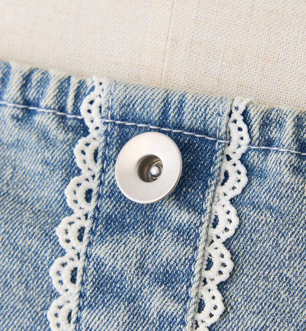  「【Denim Collection】ティアードミニワンピ」|ワンピース|