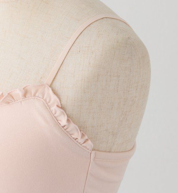  「配色リボンカップ付きキャミソール」|プルオーバー|