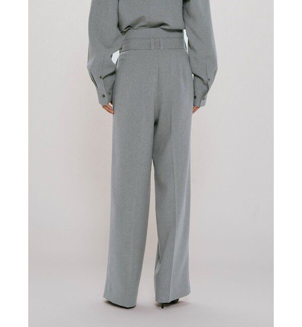 MIDIUMISOLID「MIDIUMISOLID for Ladies ベルト付きスラックス」|その他|