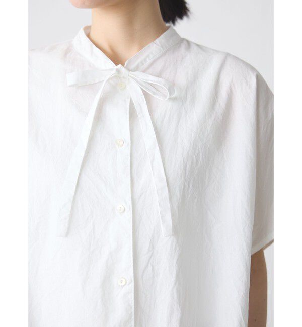 MidiUmi「MidiUmi ボウタイワイドシャツ」|シャツ・ブラウス|
