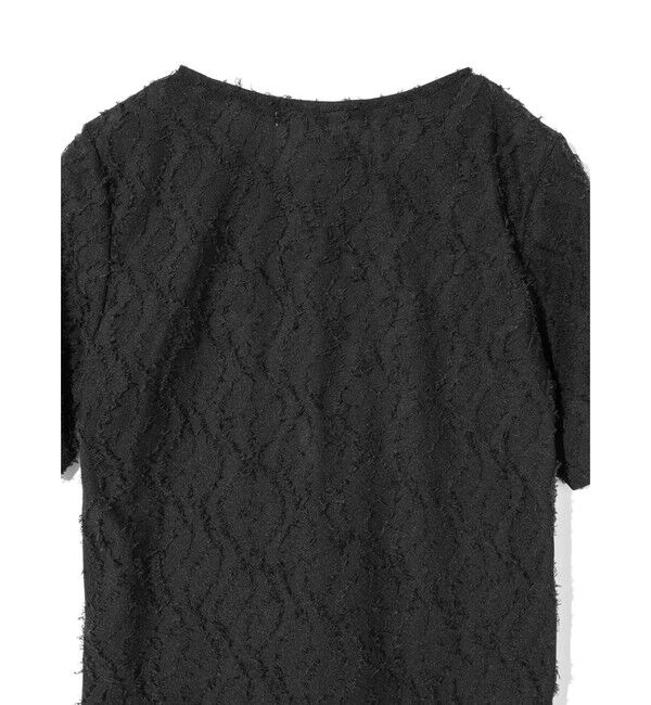 MIDIUMISOLID「MIDIUMISOLID for Ladies ジャカードクルーネックシアーインナー」|Tシャツ・カットソー|