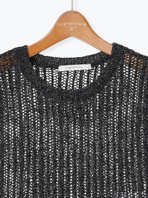 Lugnoncure「メッシュ編みベスト」|ニット・セーター|