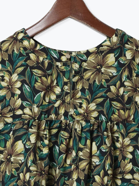 Te chichi「フラワープリントBL（セットアップ可）」|シャツ・ブラウス|