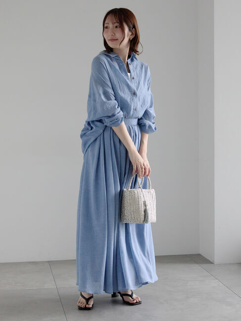 Te chichi「シャンブレーボイルシャツ(セットアップ可)」|シャツ・ブラウス|