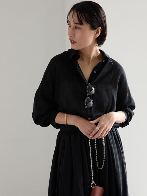 Te chichi「シャンブレーボイルシャツ(セットアップ可)」|シャツ・ブラウス|