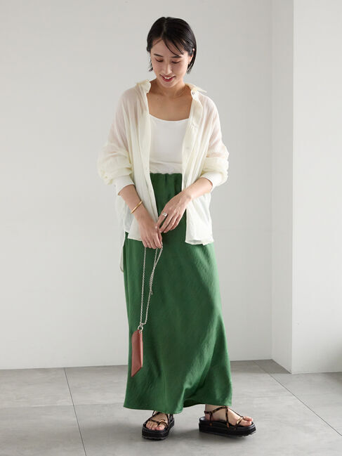 Te chichi「シャンブレーボイルシャツ(セットアップ可)」|シャツ・ブラウス|