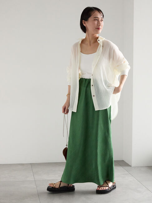 Te chichi「シャンブレーボイルシャツ(セットアップ可)」|シャツ・ブラウス|