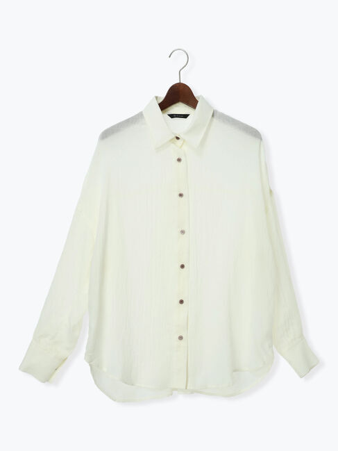 Te chichi「シャンブレーボイルシャツ(セットアップ可)」|シャツ・ブラウス|