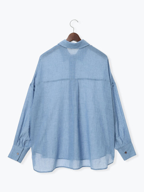 Te chichi「シャンブレーボイルシャツ(セットアップ可)」|シャツ・ブラウス|