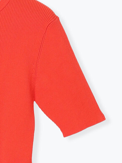 Te chichi「【調温】ペプラムハーフスリーブニット」|ニット・セーター|