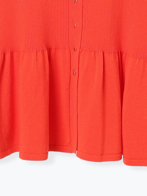 Te chichi「【調温】ペプラムハーフスリーブニット」|ニット・セーター|