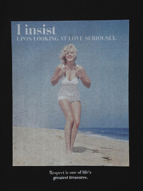 Te chichi「マリリンモンロービーチフォトTシャツ」|Tシャツ・カットソー|