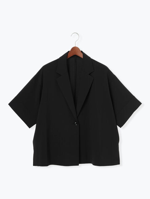 Te chichi「麻調ハーフスリーブジャケット」|その他|