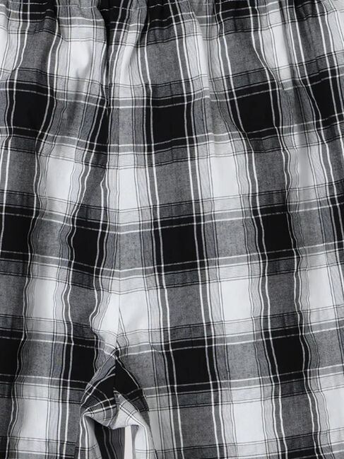 sm2rhythm「シャーリングチェックイージーパンツ」|その他|