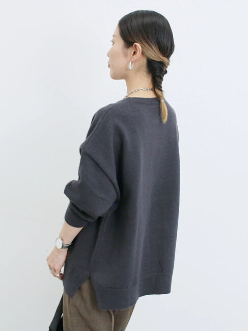 Samansa Mos2 blue「【Disney】ヴィランズ/ニット」|ニット・セーター|