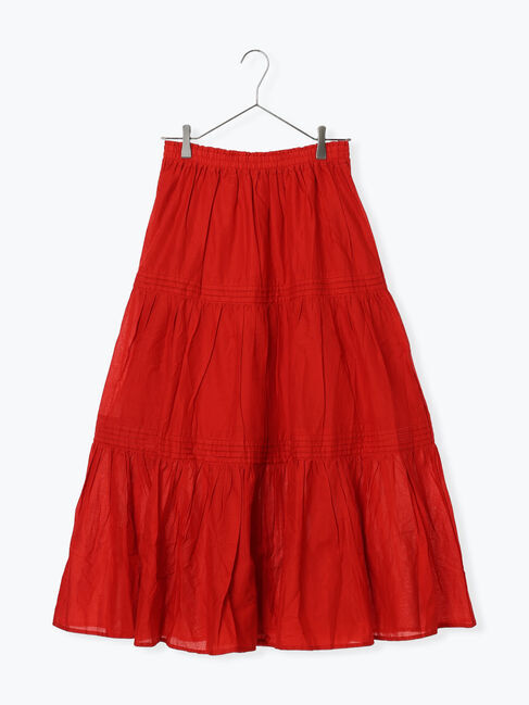 Samansa Mos2「インドボイルギャザースカート」|スカート|