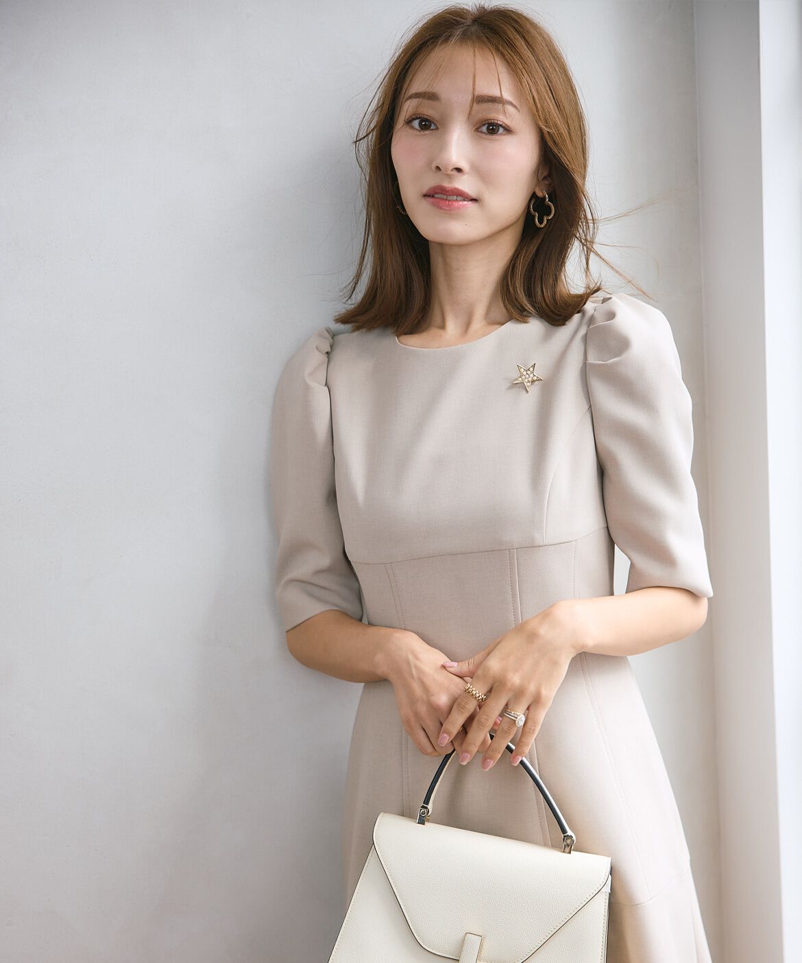 Maglie le cassetto「《M Maglie le cassetto&times;吉田理紗》クチュールシルエットワンピース」|ワンピース|