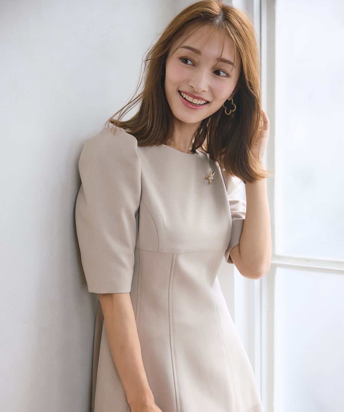 Maglie le cassetto「《M Maglie le cassetto&times;吉田理紗》クチュールシルエットワンピース」|ワンピース|