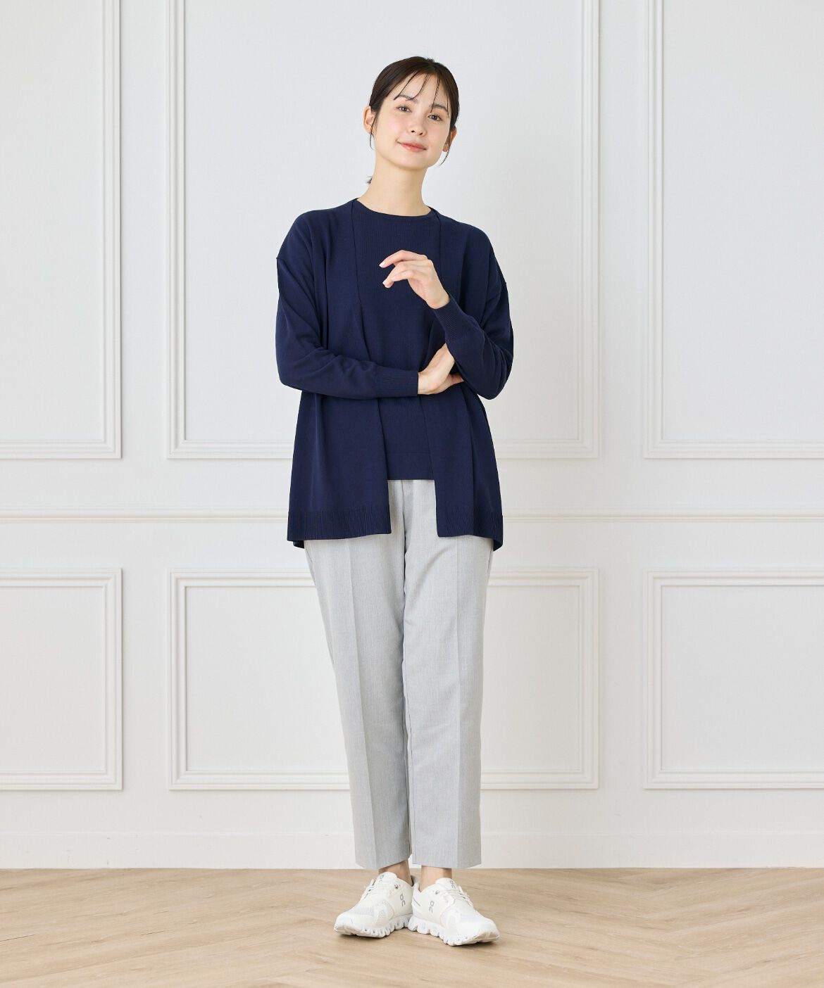 I.T.'S international「ロングニットアンサンブル《SMART ICE》」|カーディガン|