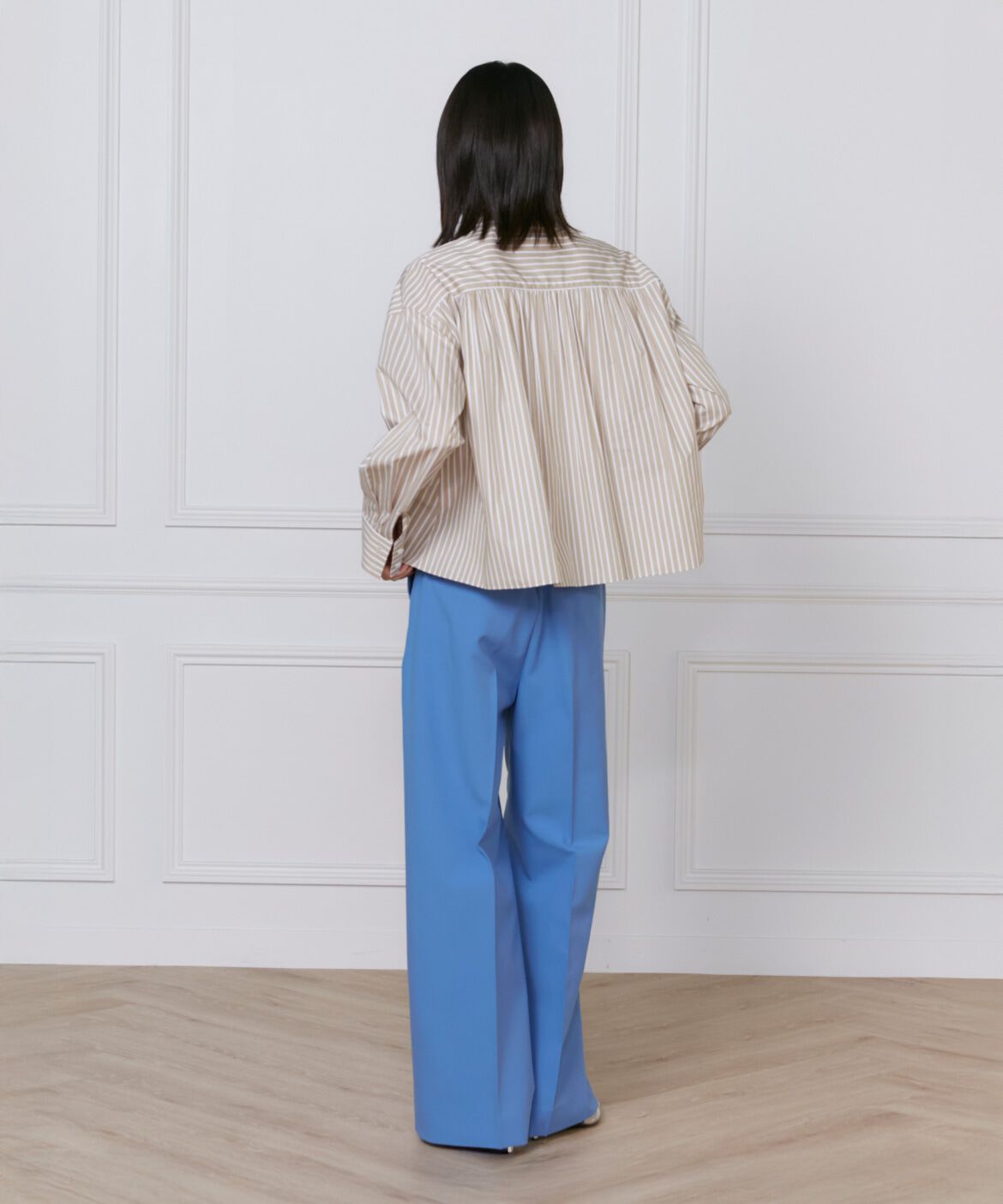 INED「《大きいサイズ》美脚ワイドパンツ」|その他|