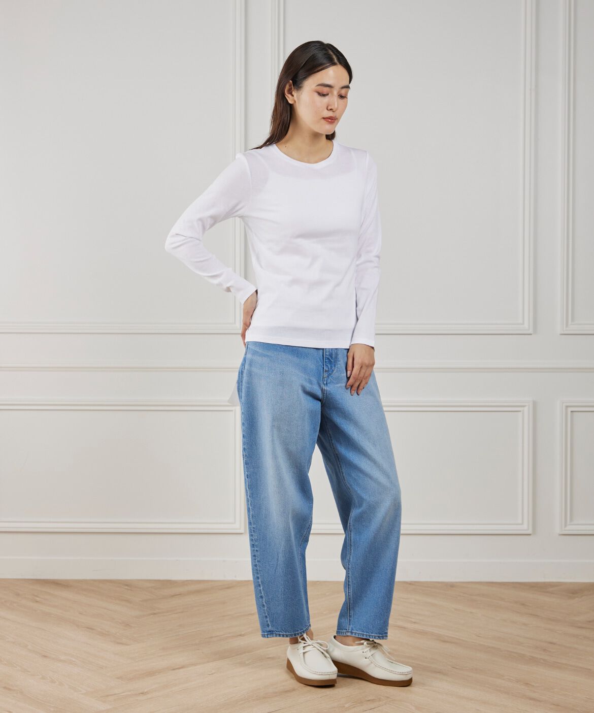 DAY by DAY it&rsquo;s international「長袖クルーネックプルオーバー《スビン綿MIXフライス》」|Tシャツ・カットソー|