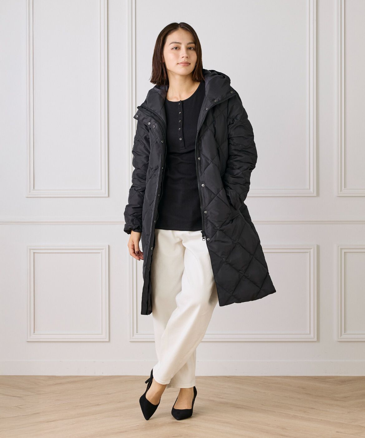 DAY by DAY it&rsquo;s international「フーデットダウンコート《TAIONコラボレーション》　」|ダウン|