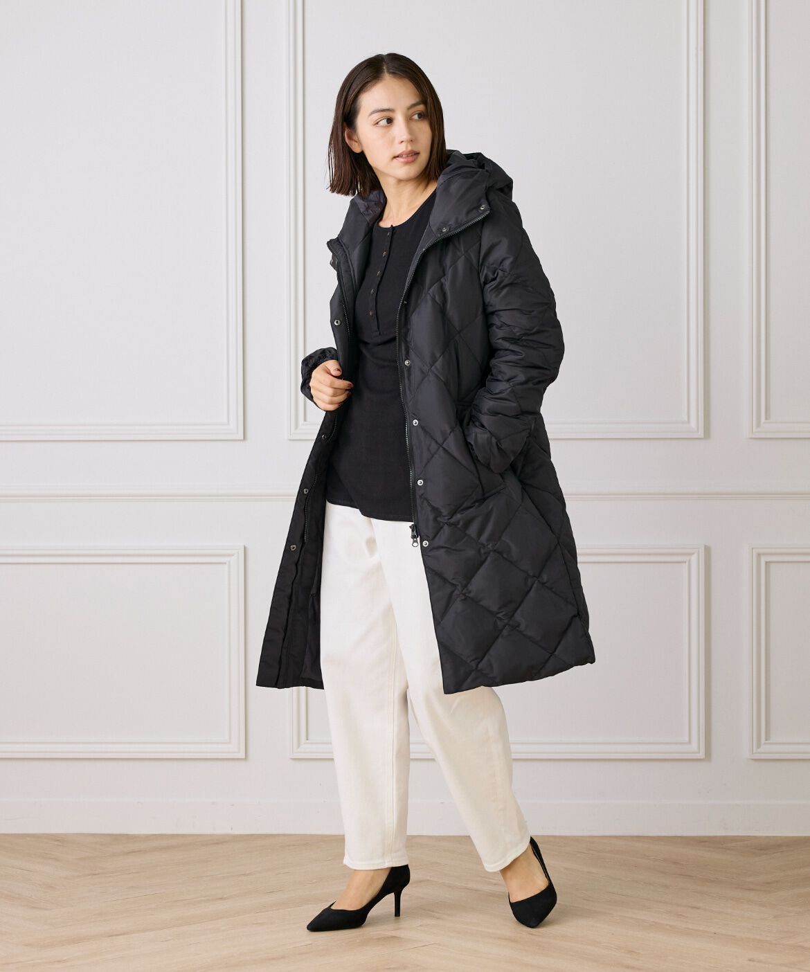 DAY by DAY it&rsquo;s international「フーデットダウンコート《TAIONコラボレーション》　」|ダウン|