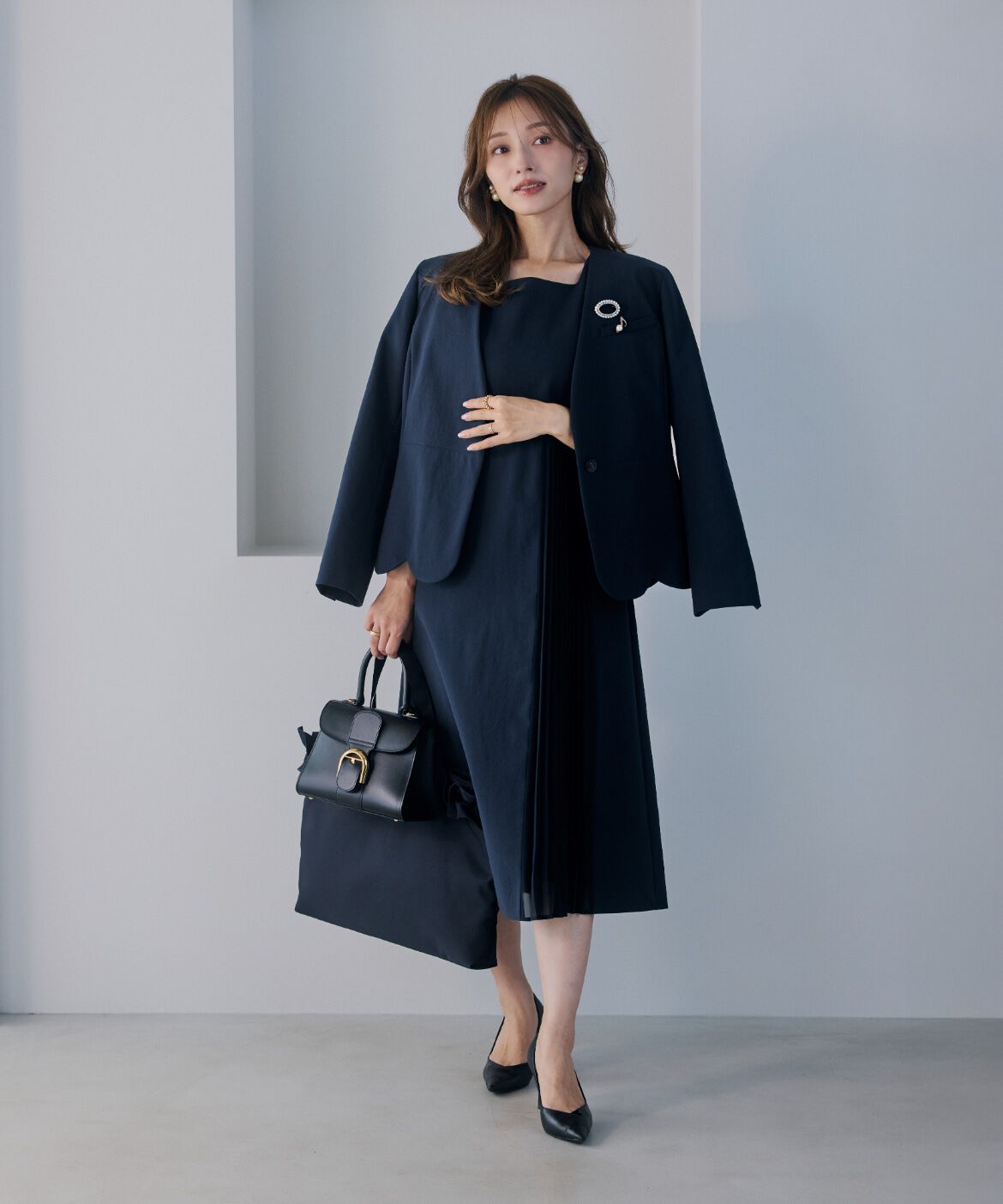 Maglie le cassetto「《大きいｻｲｽﾞ》ﾊﾚ映えﾌﾟﾘｰﾂﾜﾝﾋﾟｰｽ《M Maglie le cassetto&times;吉」|ワンピース|