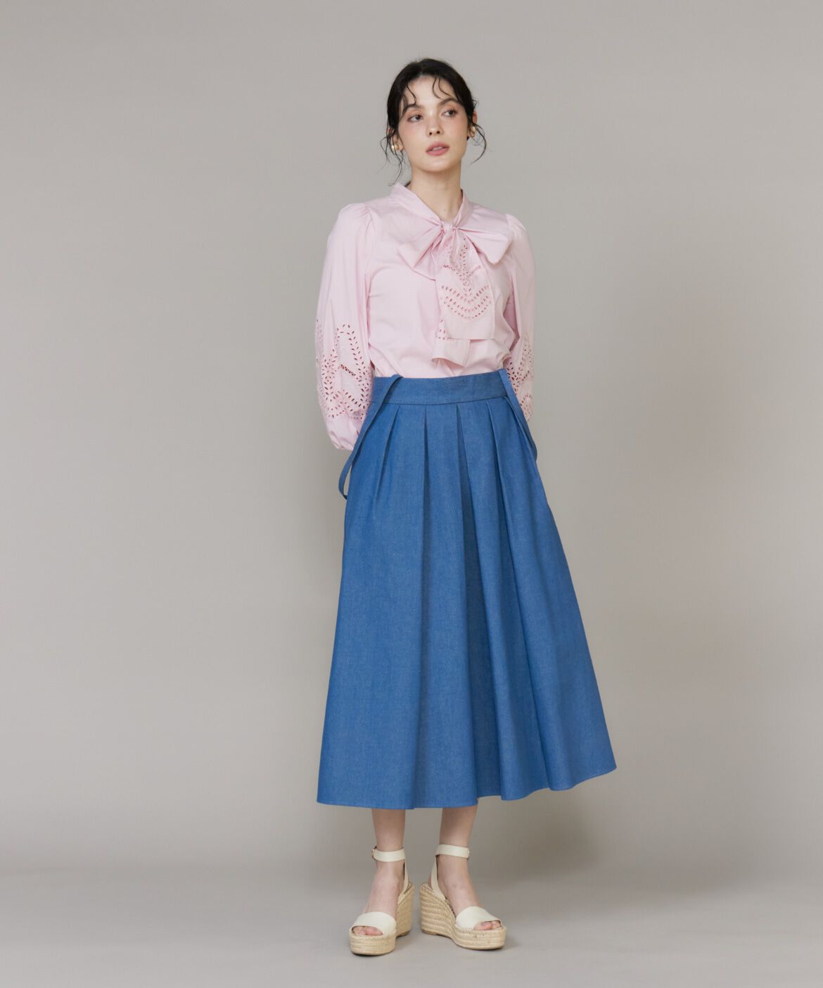 Maglie le cassetto「ボーラーレースブラウス」|シャツ・ブラウス|