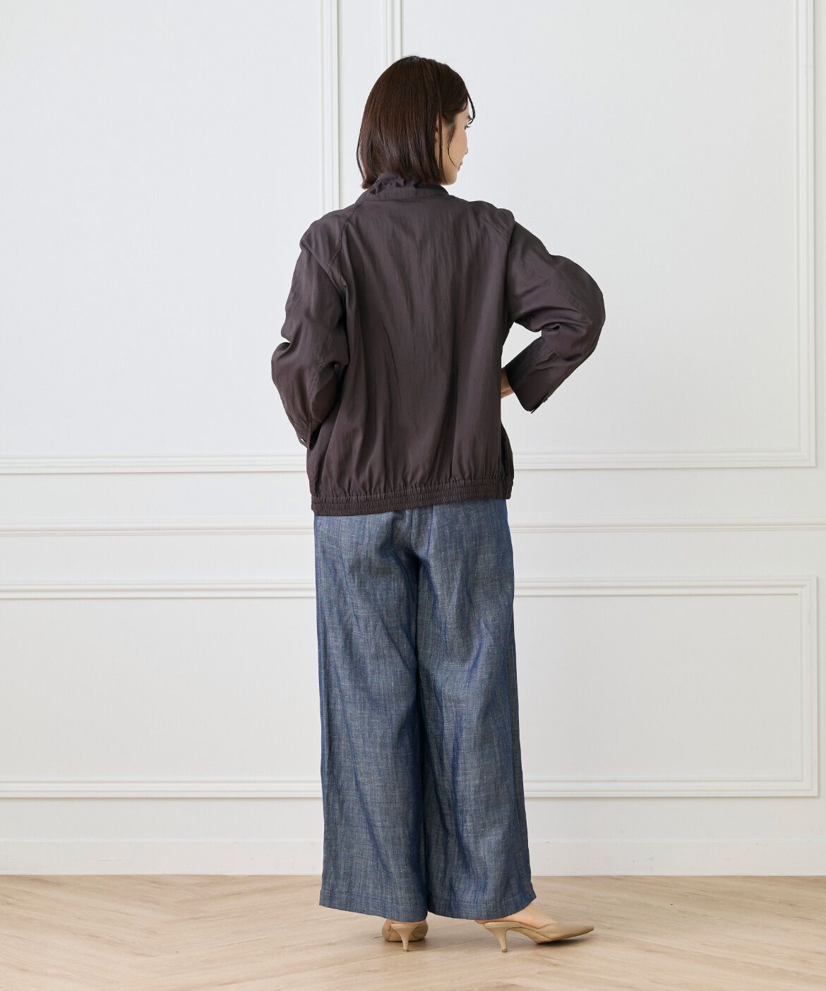 Le Souk「《大きいサイズ》ジップアップブルゾン」|その他|