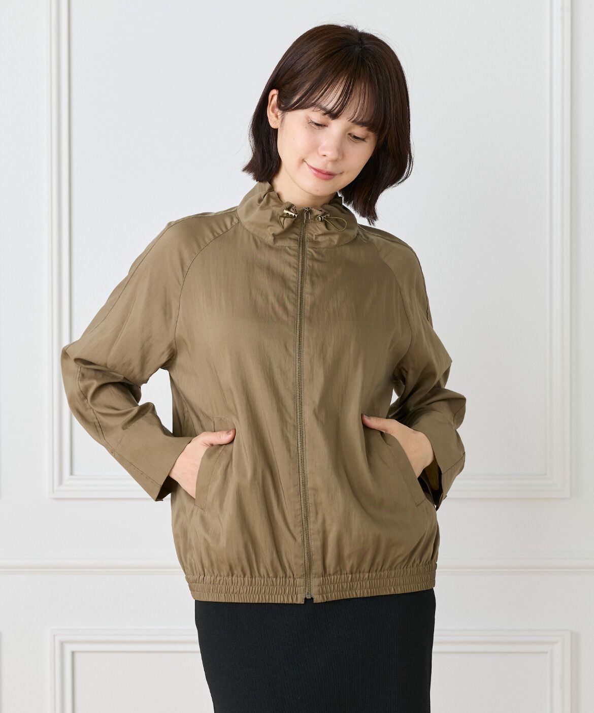 Le Souk「《大きいサイズ》ジップアップブルゾン」|その他|