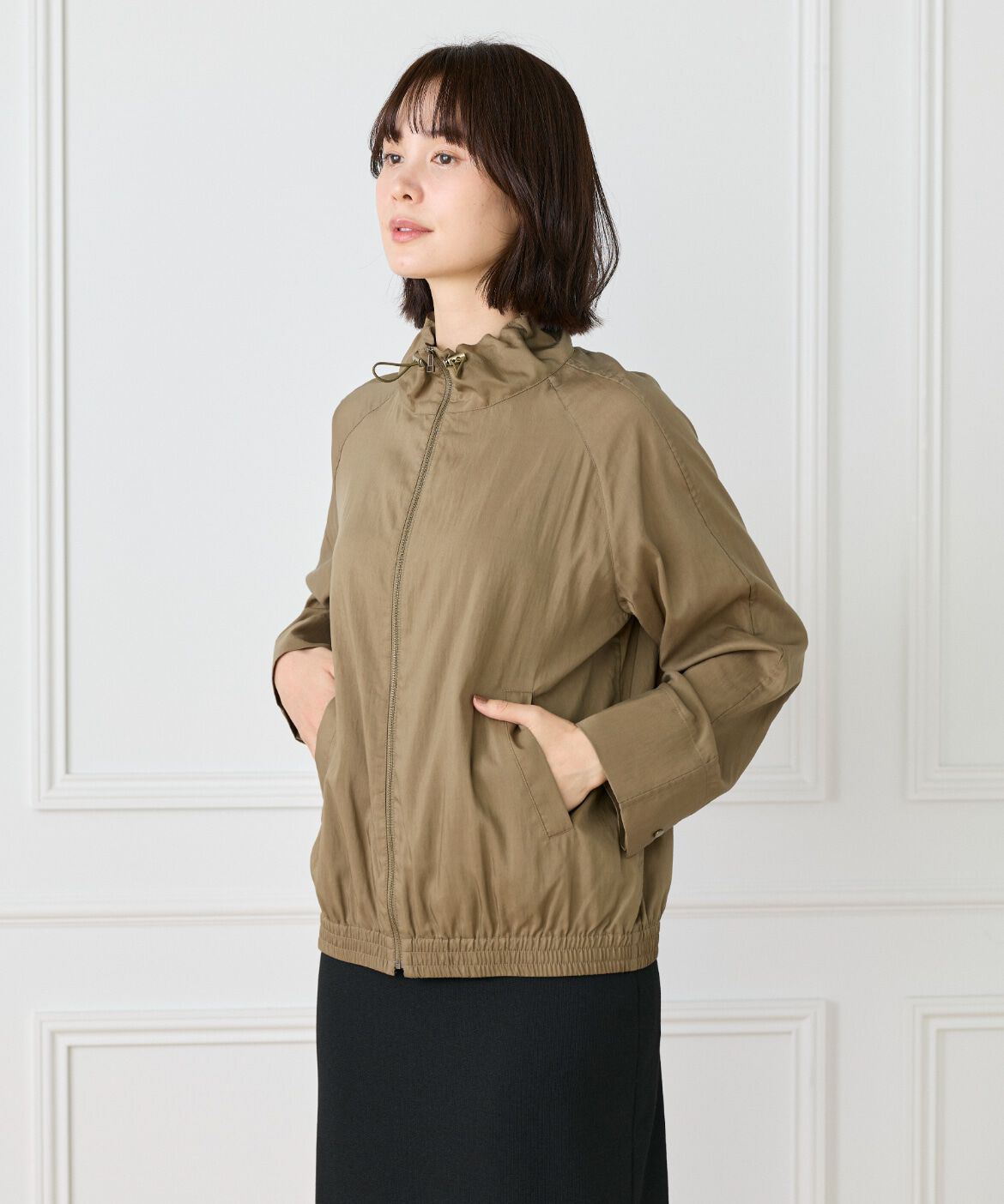 Le Souk「《大きいサイズ》ジップアップブルゾン」|その他|