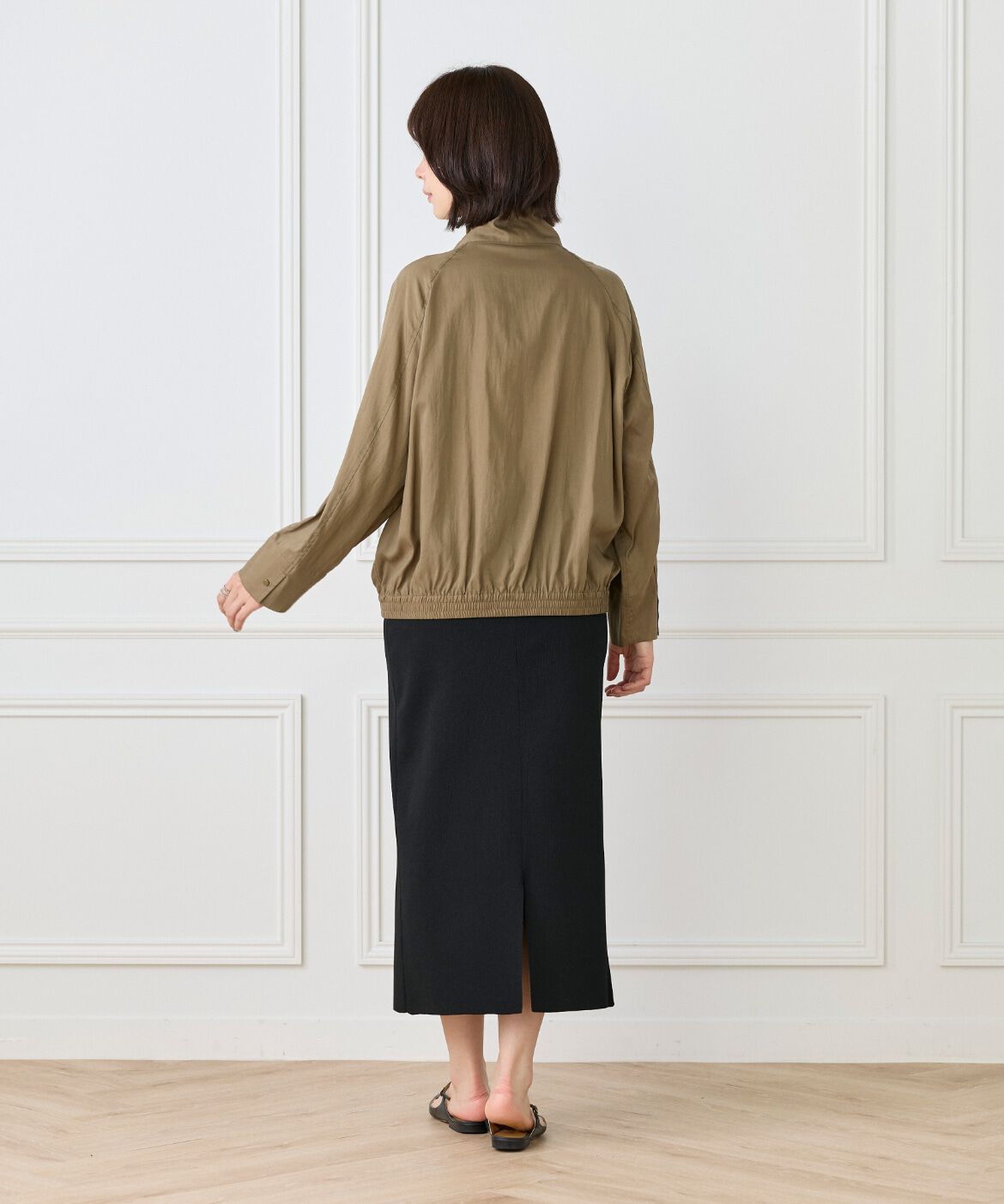 Le Souk「《大きいサイズ》ジップアップブルゾン」|その他|