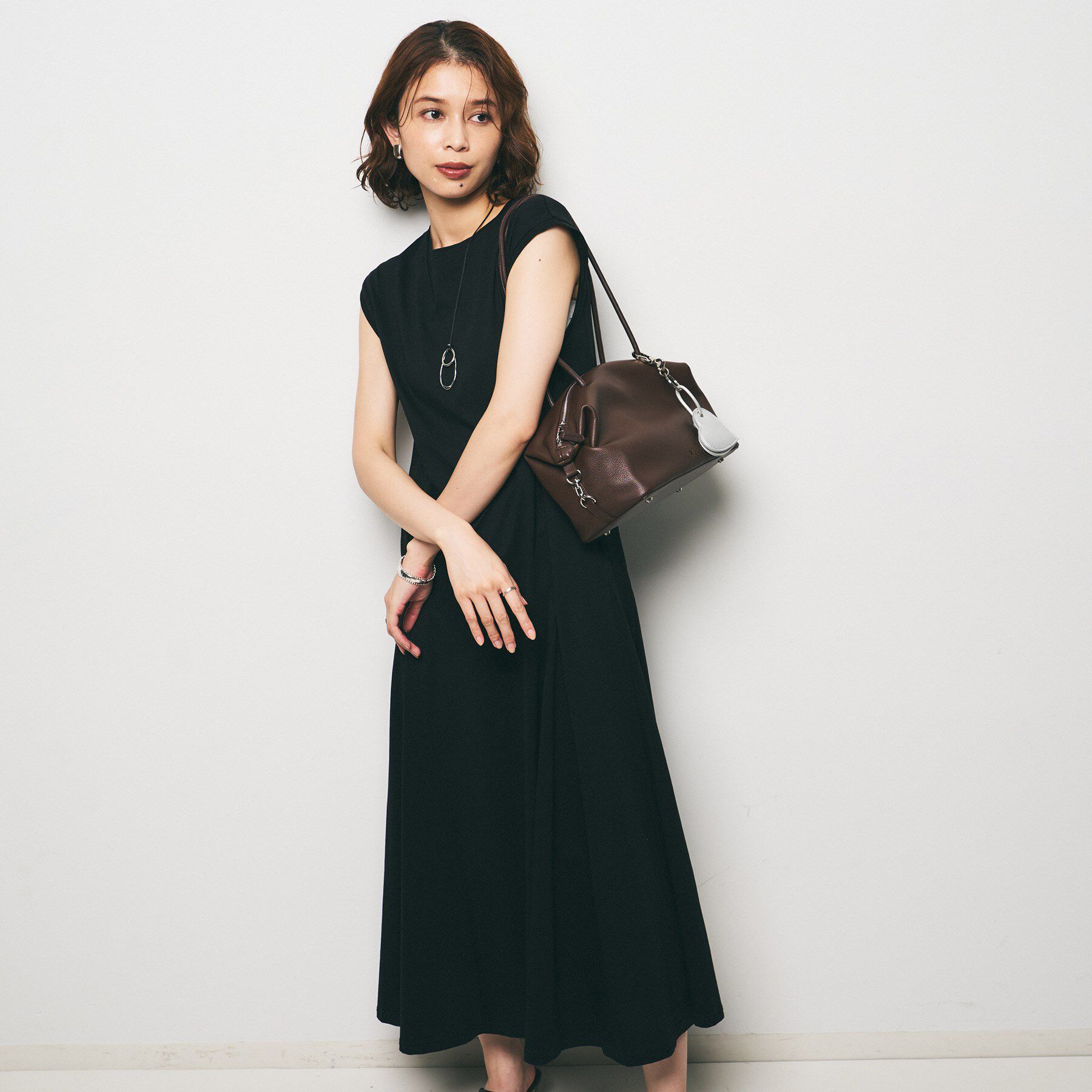 UNTITLED「【Audrey and John Wad】ダブルシルケット天竺ワンピース」|ワンピース|