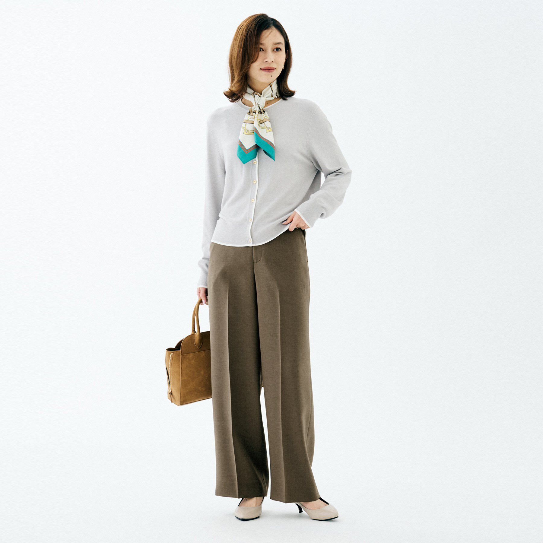 UNTITLED「【接触冷感/UV/セットアップ可】エアリー ワイドパンツ」|その他|