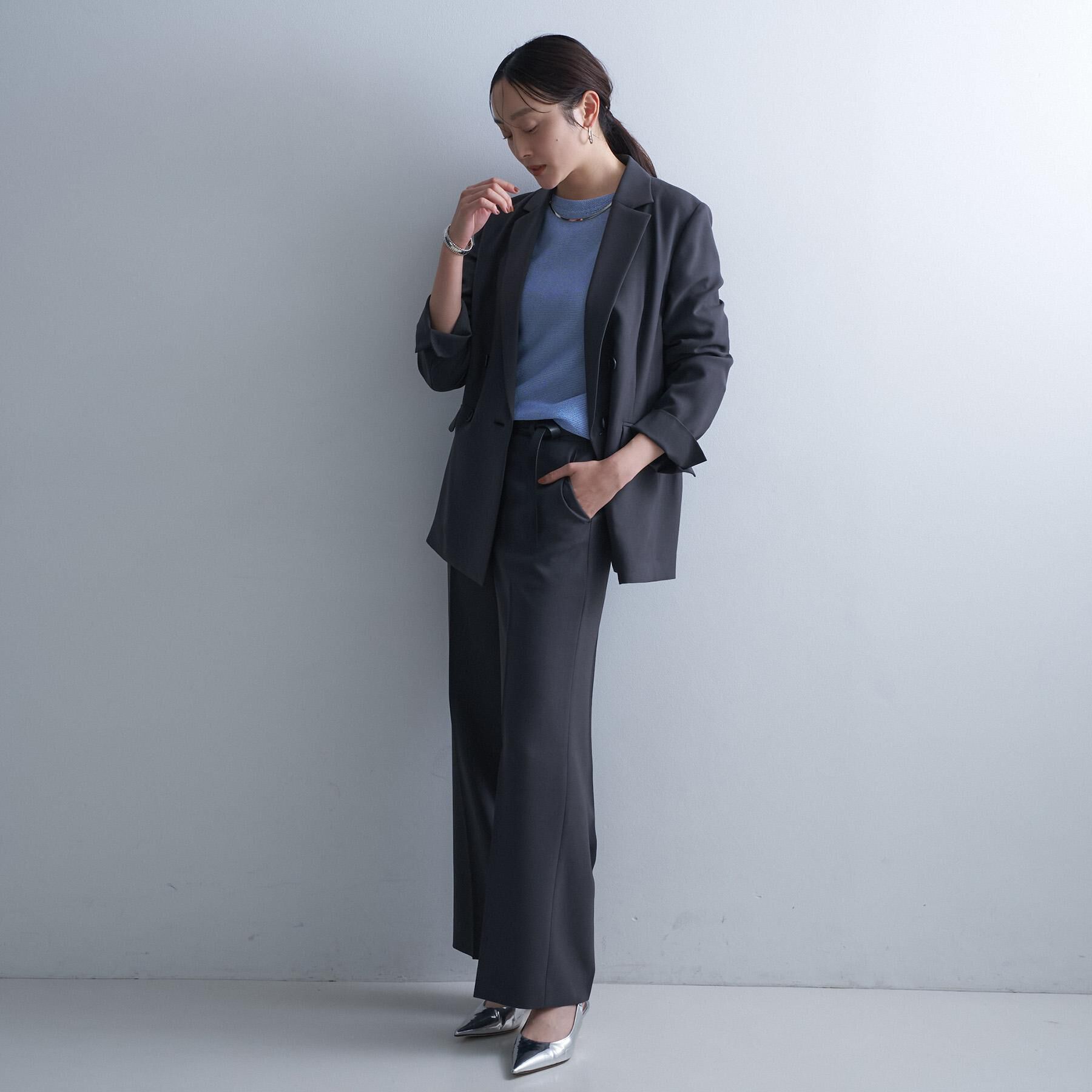 UNTITLED「【接触冷感/UV/セットアップ可】エアリー ワイドパンツ」|その他|