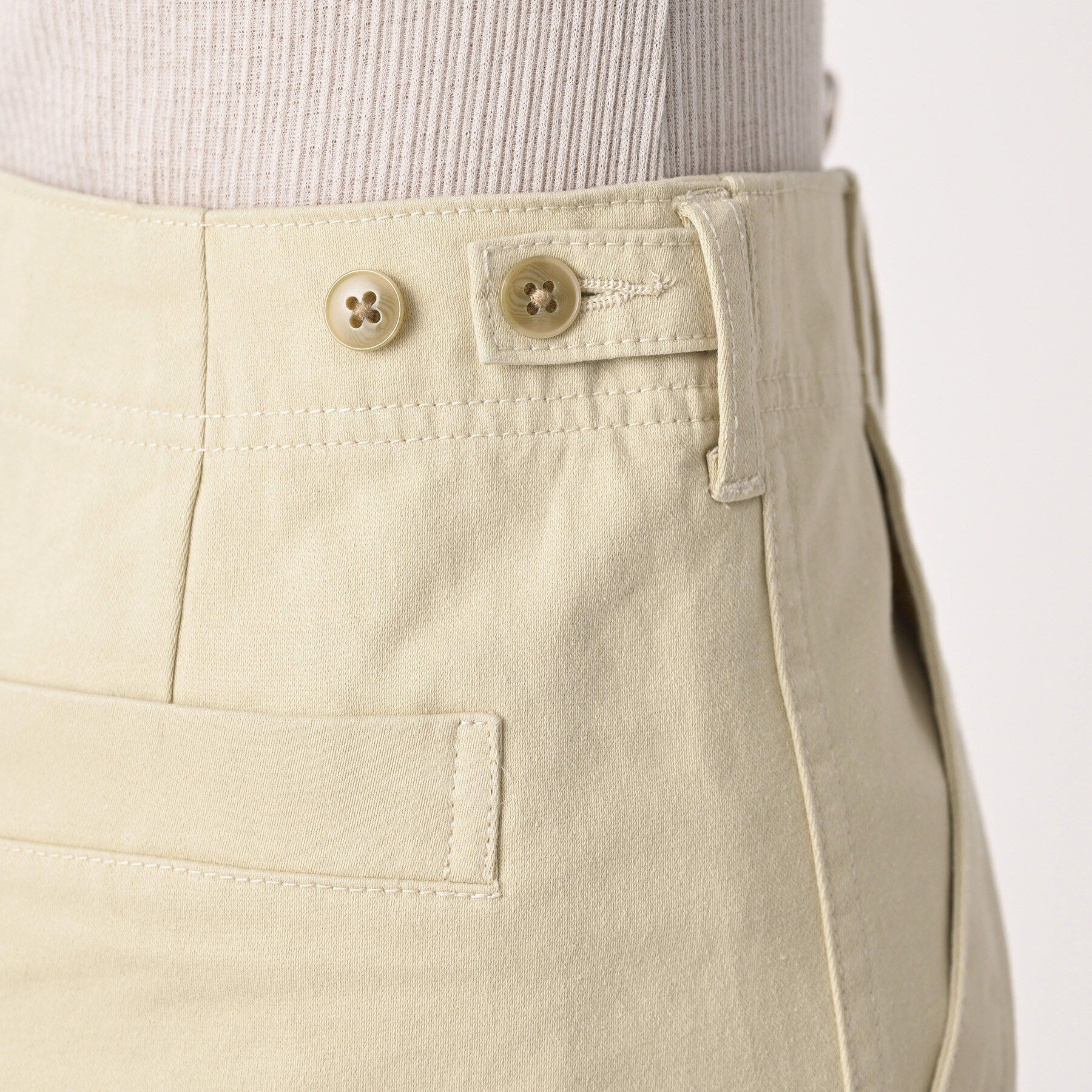 UNTITLED「【コットン100/洗える】サテンベイカーパンツ」|その他|