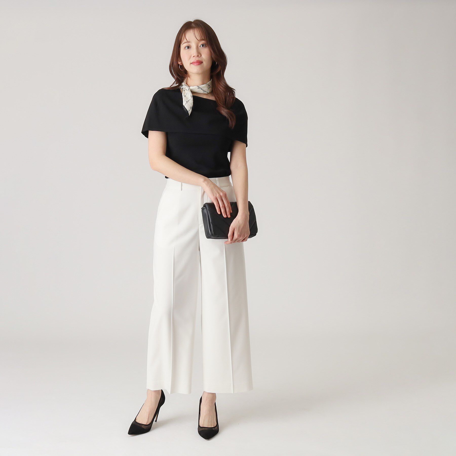 COUP DE CHANCE「【洗える】オフショルダーニットトップス」|ニット・セーター|