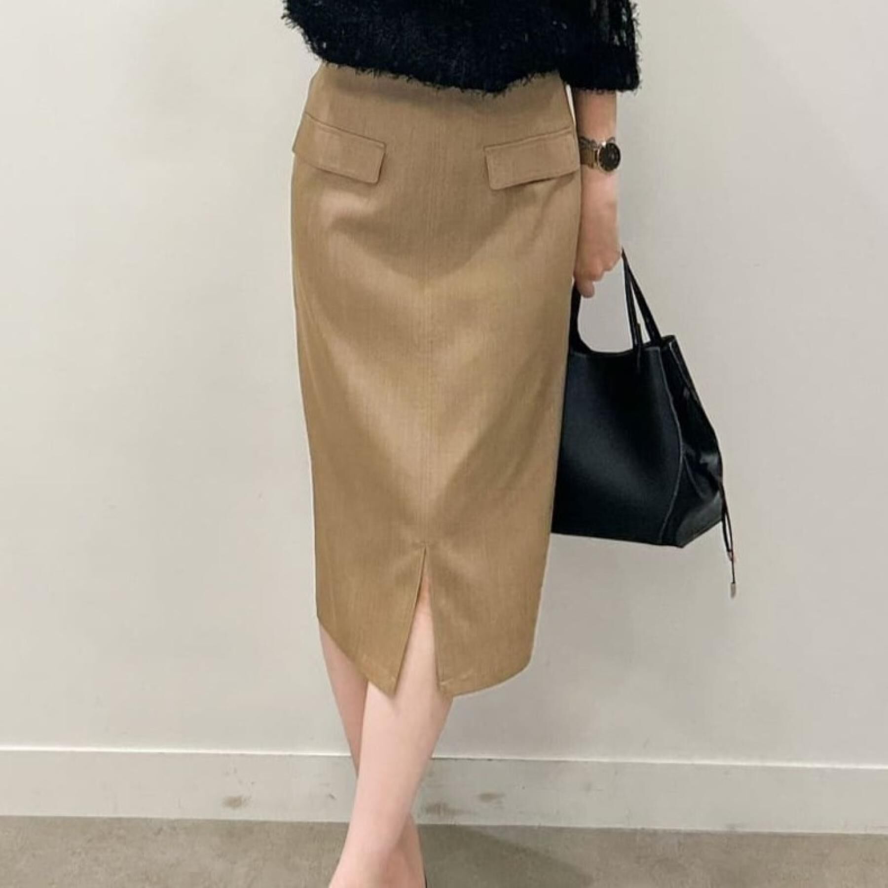 COUP DE CHANCE「【手洗い可／日本製】デニム風ナロータイトスカート」|スカート|