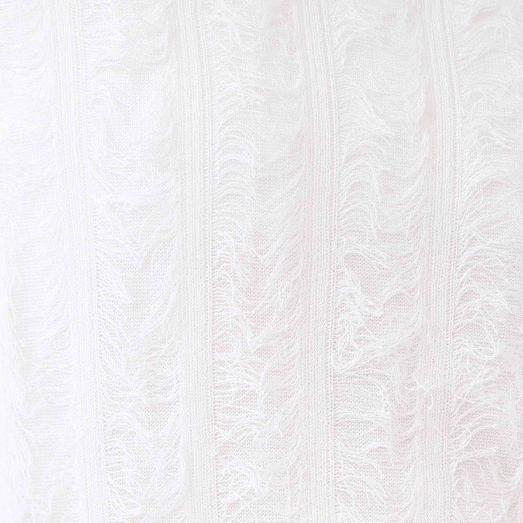 COUP DE CHANCE「【手洗い可】フリンジニットトップス」|ニット・セーター|