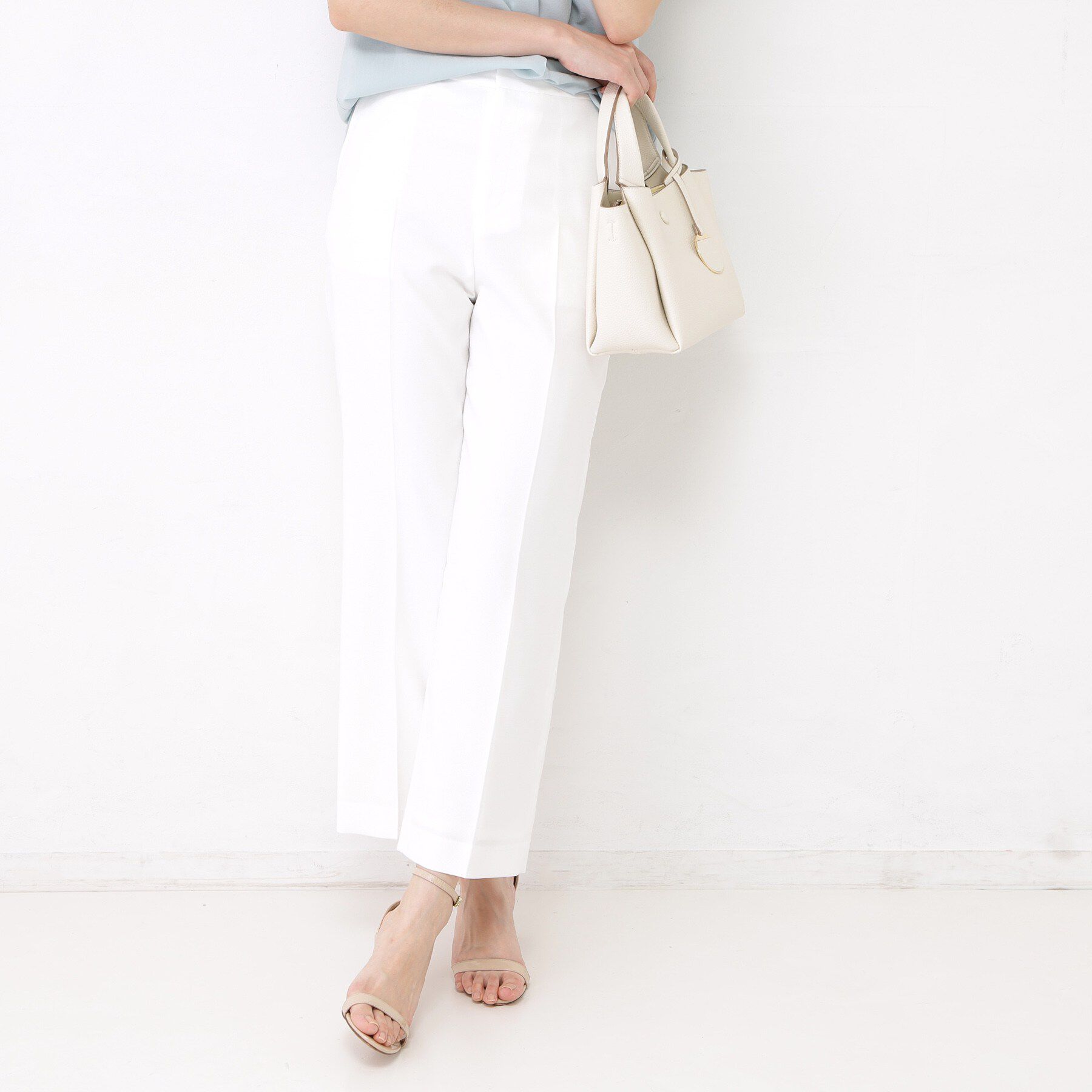 COUP DE CHANCE「【手洗い可／日本製／セットアップ可】リネンライク ストレートパンツ」|その他|