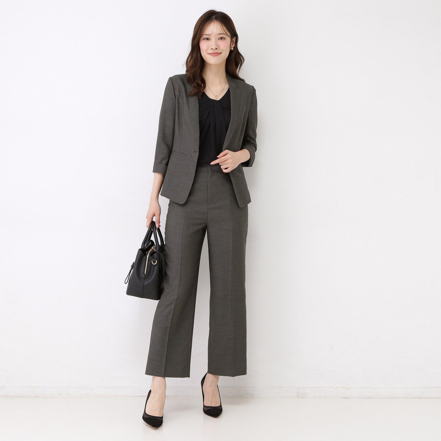 COUP DE CHANCE「【手洗い可／日本製／セットアップ可】リネンライク ストレートパンツ」|その他|