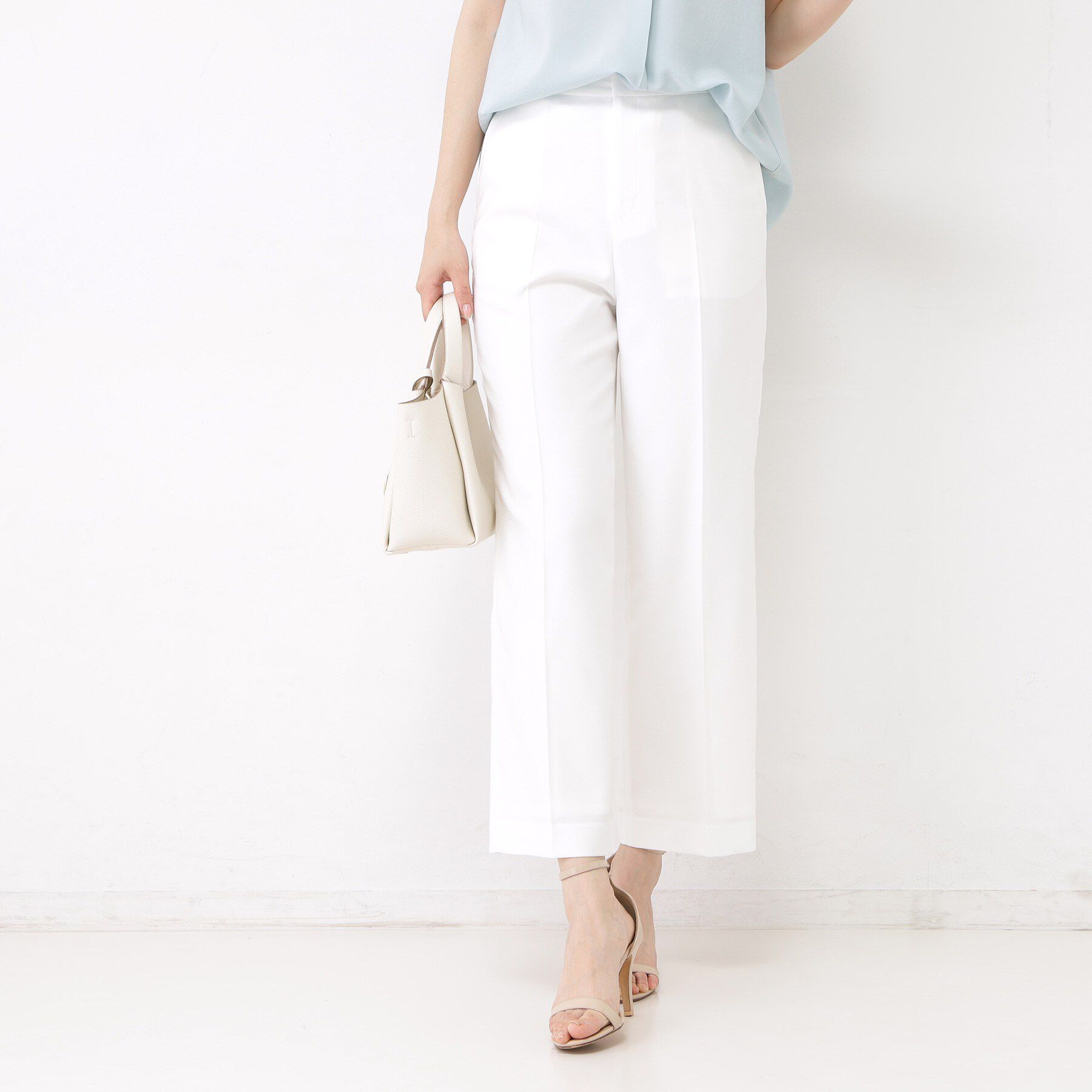 COUP DE CHANCE「【手洗い可／日本製／セットアップ可】リネンライク ストレートパンツ」|その他|