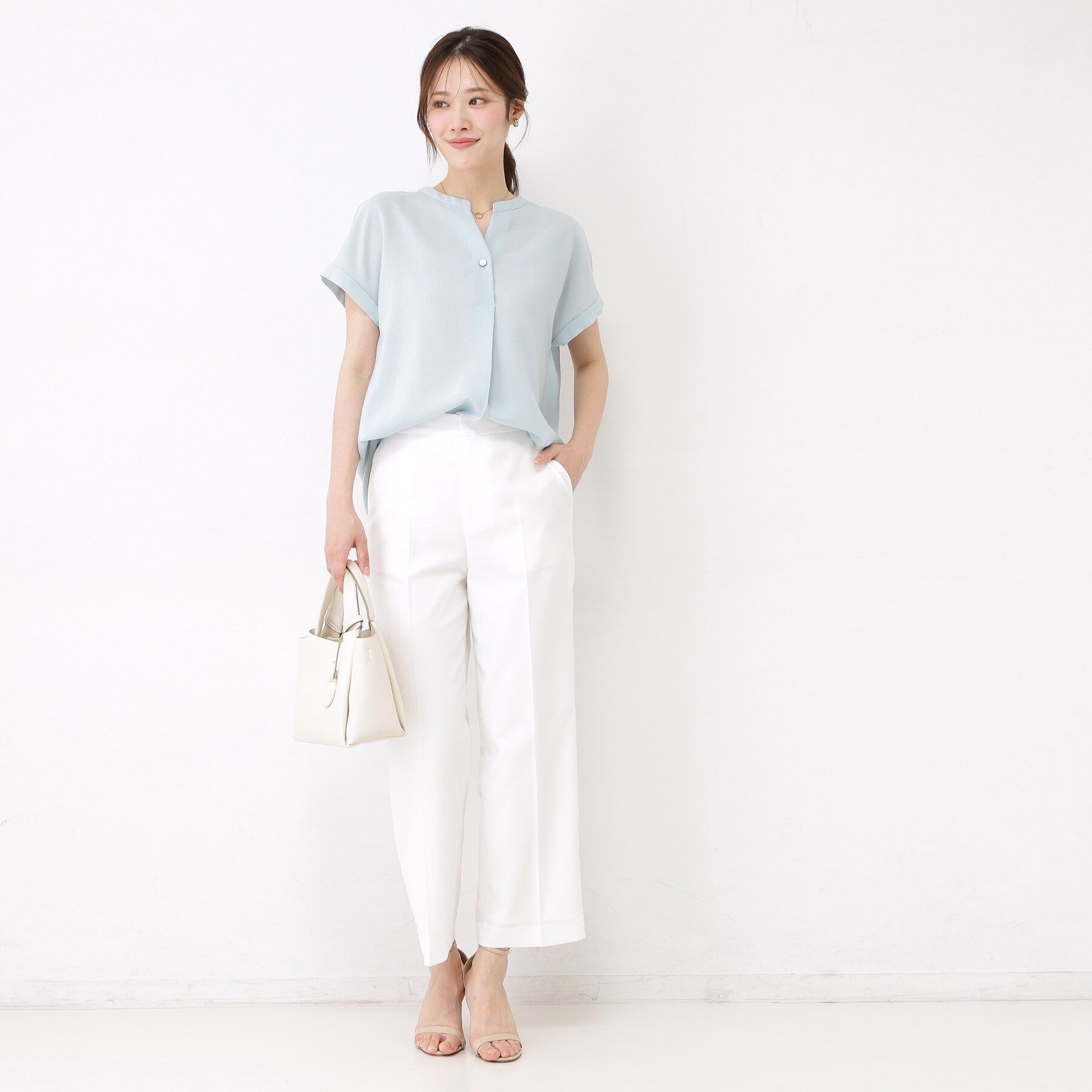 COUP DE CHANCE「【手洗い可／日本製／セットアップ可】リネンライク ストレートパンツ」|その他|