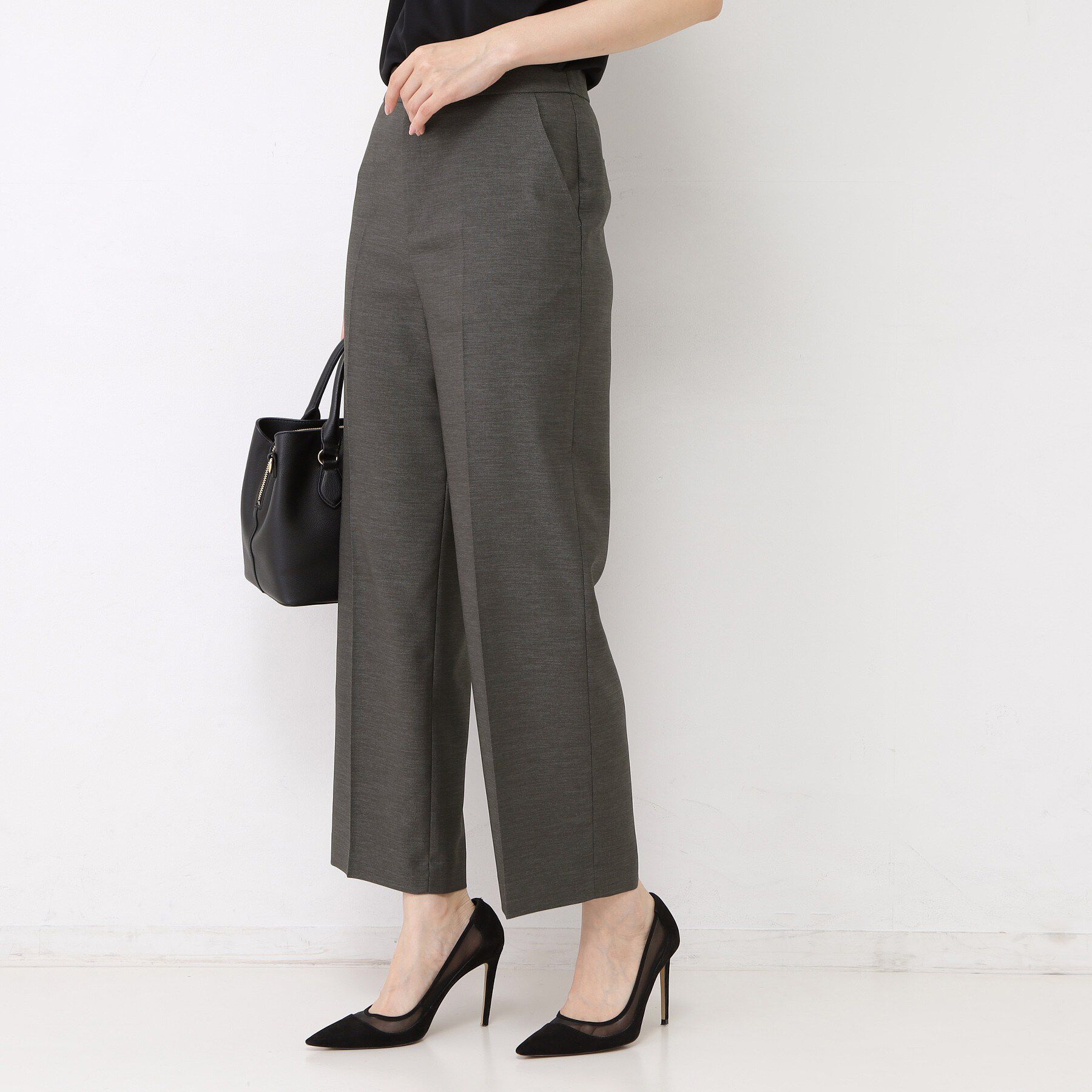 COUP DE CHANCE「【手洗い可／日本製／セットアップ可】リネンライク ストレートパンツ」|その他|